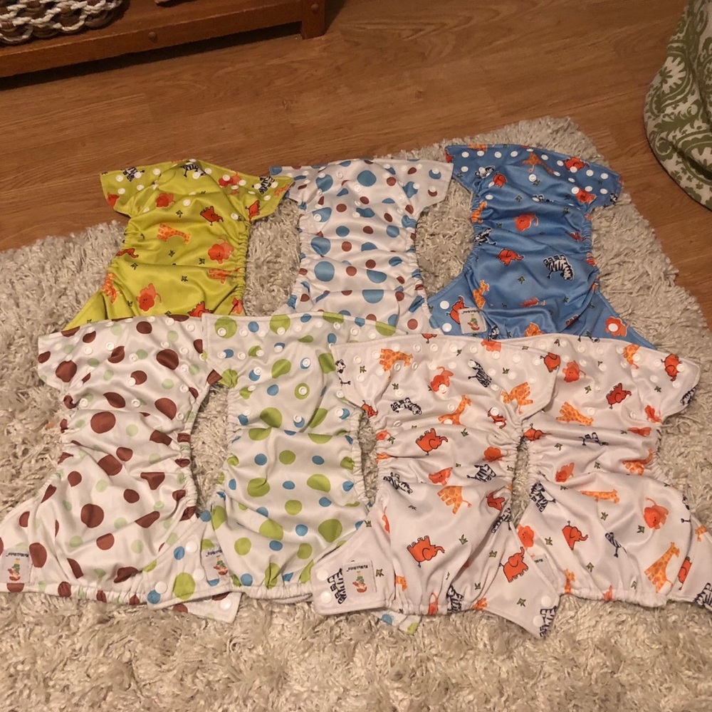 7 Kawaii pocket diapers
